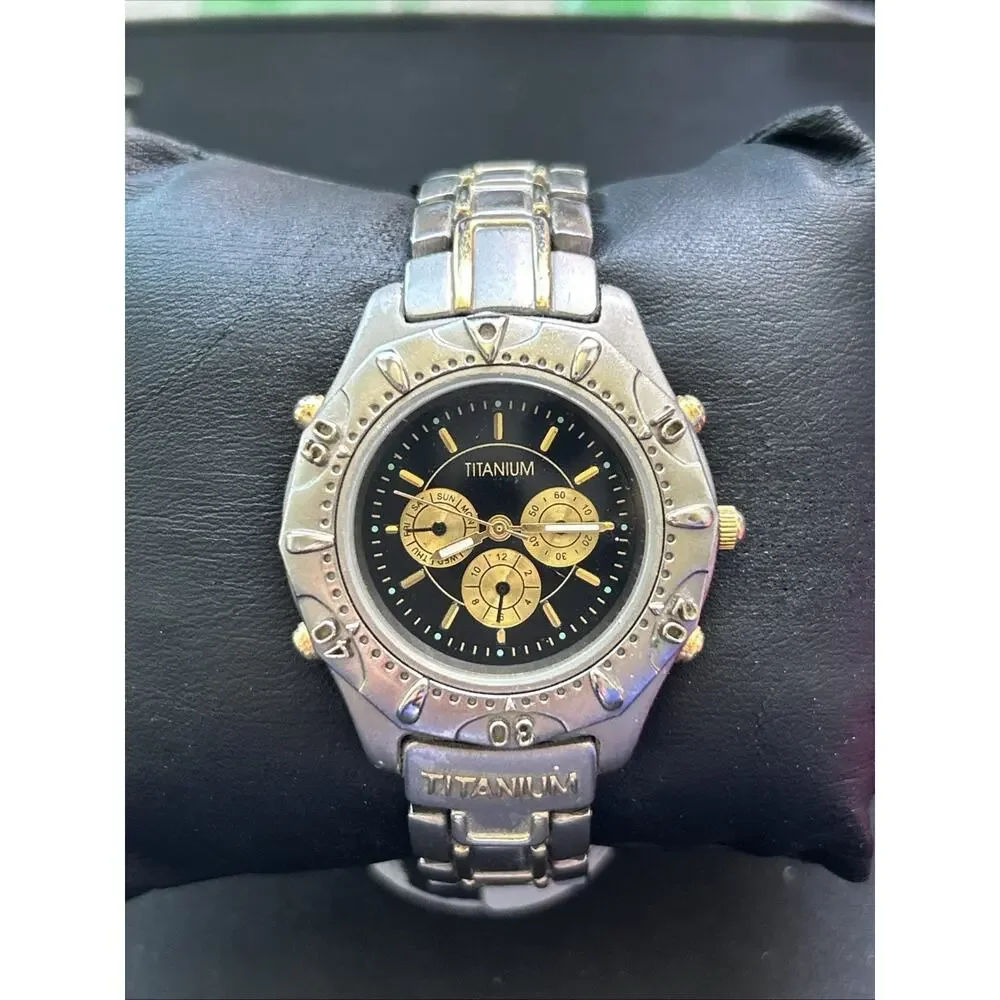 Titanium Two Tone Men’s Quartz Watch